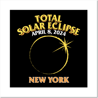 Total Solar Eclipse 2024 - New York Posters and Art